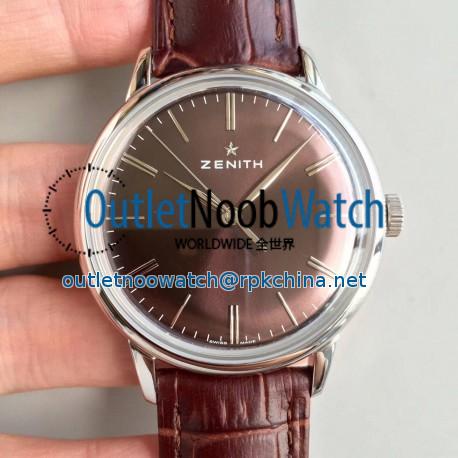 Replica Zenith Elite 6150 150TH Anniversary 03.2272.6150/51.C700 ND  Stainless Steel Chocolate Dial Swiss Elite 6150