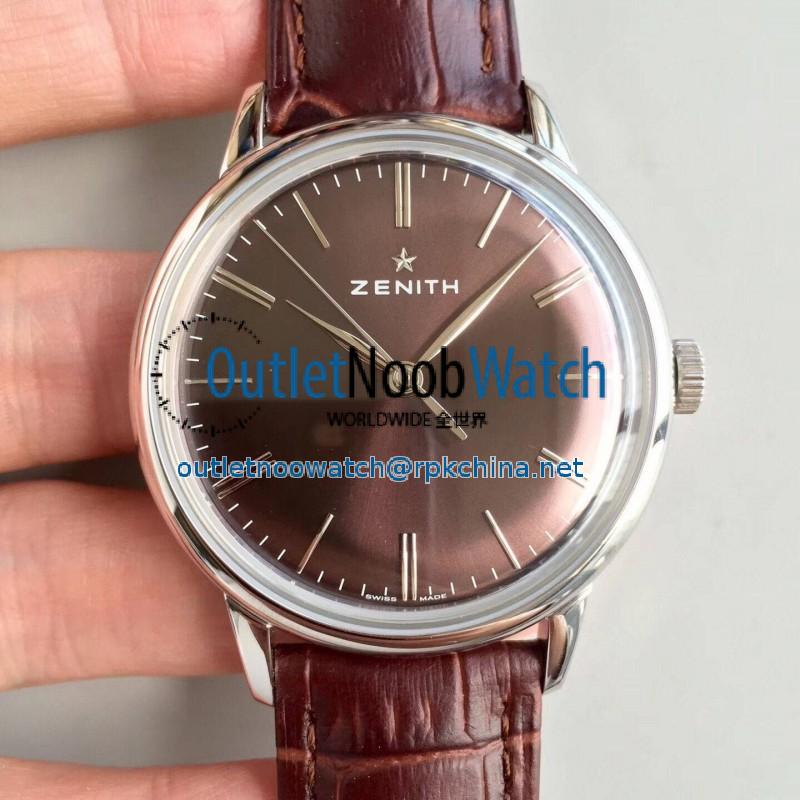 Replica Zenith Elite 6150 150TH Anniversary 03.2272.6150/51.C700 ND  Stainless Steel Chocolate Dial Swiss Elite 6150