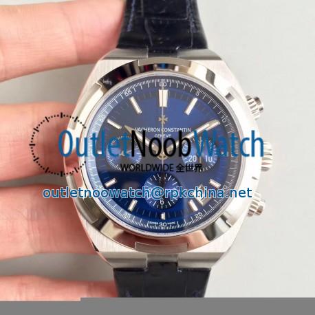 Replica Vacheron Constantin Overseas Chronograph 5500V/110A-B148 JF Stainless Steel Blue Dial Swiss 7750