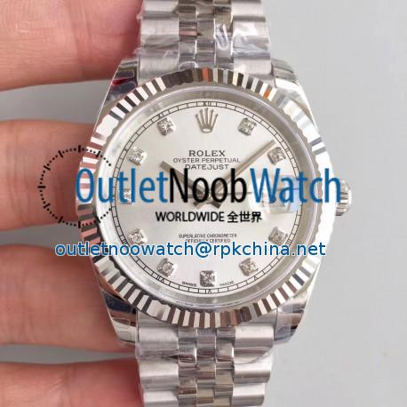 Replica Rolex Datejust II 126334 41MM 2018 EW Stainless Steel Rhodium Dial Swiss 3235