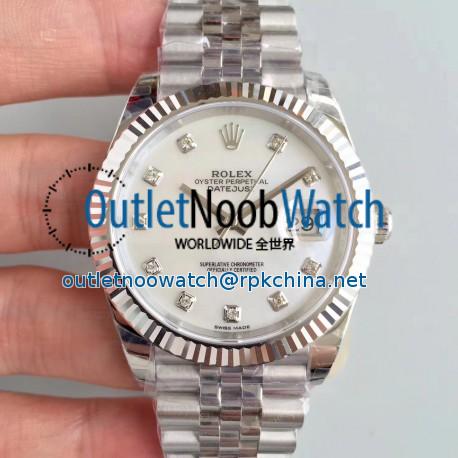 Replica Rolex Datejust II 126334 41MM 2018 EW Stainless Steel Mother Of Pearl Dial Swiss 3235