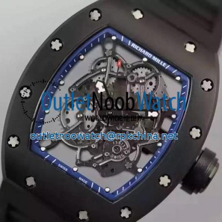 Replica Richard Mille RM035 PVD Blue Dial M9015