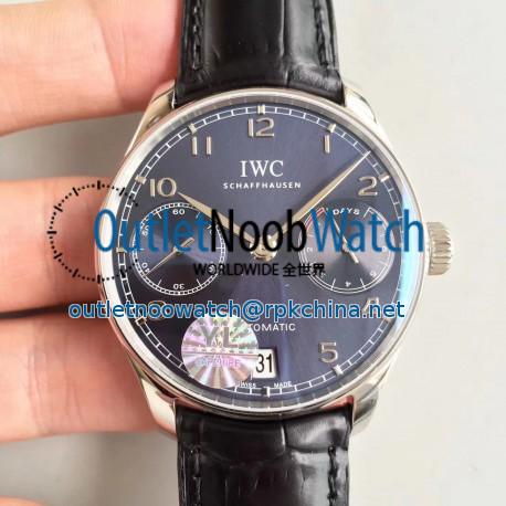 Replica IWC Portugieser IW500703 YL Stainless Steel Black Dial Swiss 52010