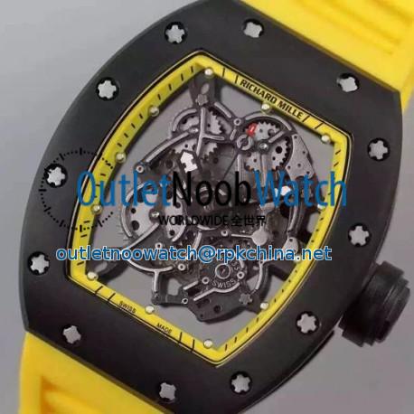 Replica Richard Mille RM035 PVD Yellow Dial M9015