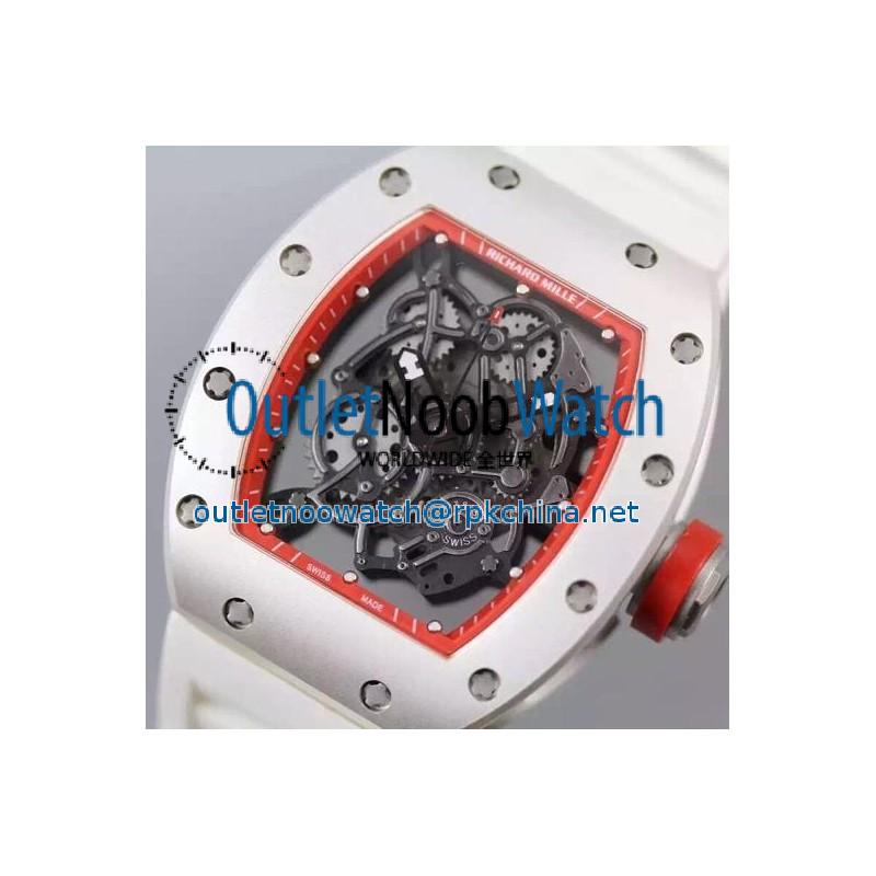 Replica Richard Mille RM035 White PVD Red Dial M9015