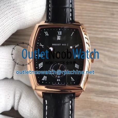 Replica Breguet Heritage Big Date 5480BR/12/996 N Rose Gold Black Dial Swiss 2824-2