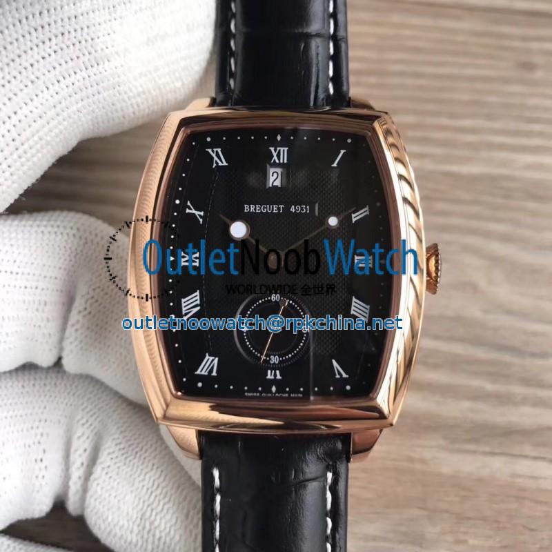 Replica Breguet Heritage Big Date 5480BR/12/996 N Rose Gold Black Dial Swiss 2824-2