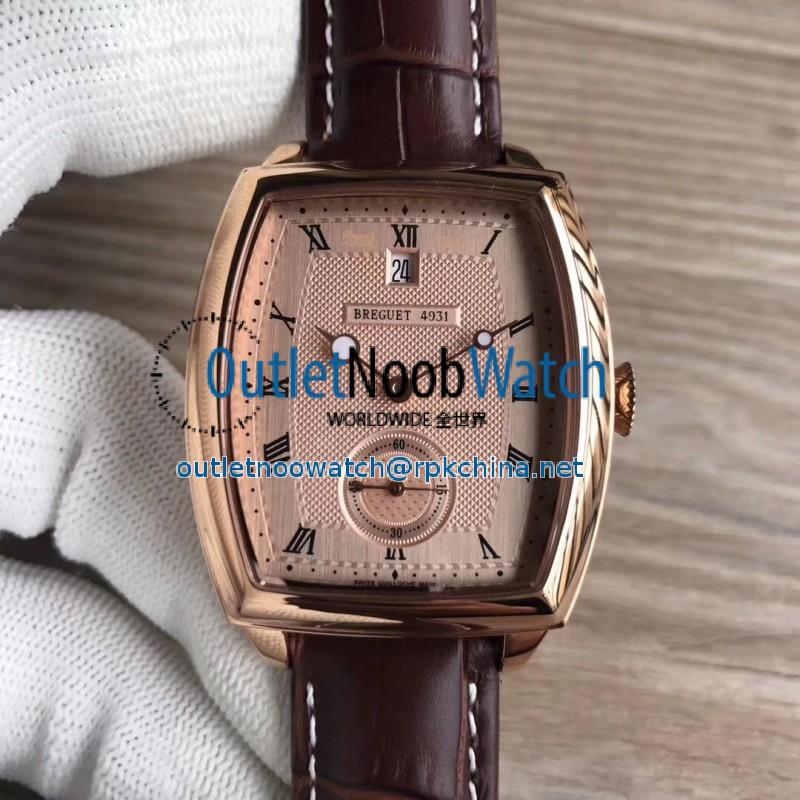 Replica Breguet Heritage Big Date 5480BR/12/996 N Rose Gold Rose Gold Dial Swiss 2824-2