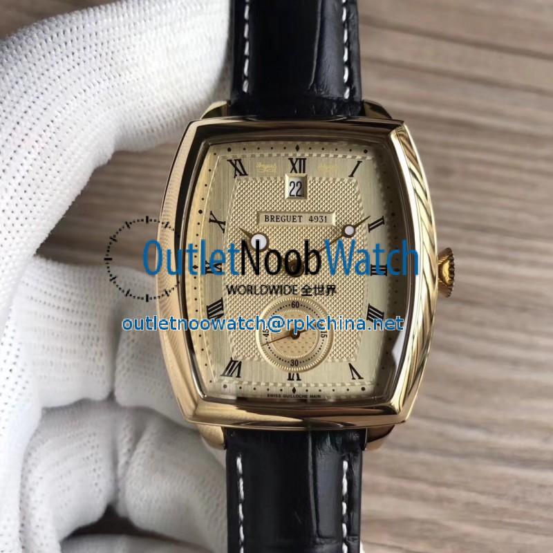 Replica Breguet Heritage Big Date 5480BA/12/996 N Yellow Gold Champagne Dial Swiss 2824-2