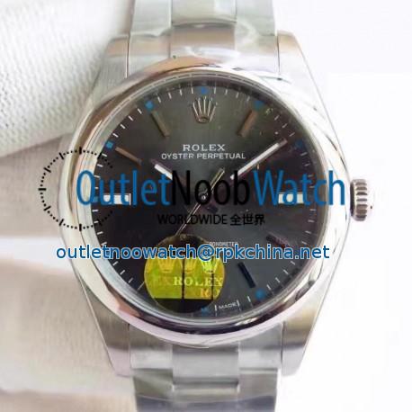 Replica Rolex Oyster Perpetual 39 114300 2018 UB Stainless Steel Anthracite Dial Swiss 2836-2