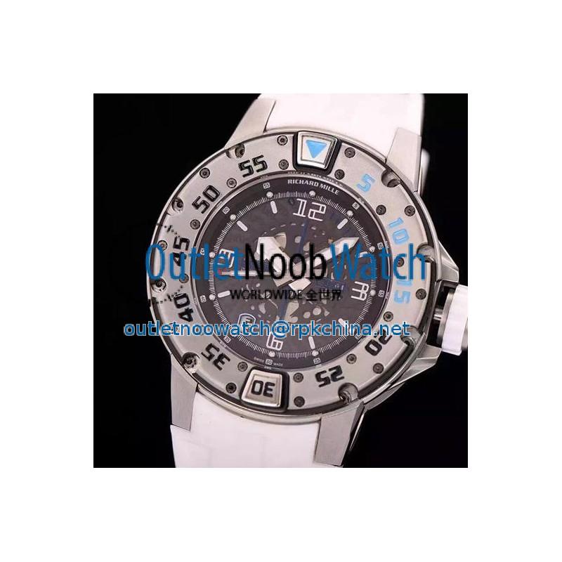 Replica Richard Mille RM028 White PVD Black Dial Swiss 7751