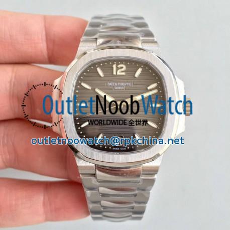 Replica Patek Philippe Nautilus Ladies 7118/1A-011 PF Stainless Steel Anthracite Dial Swiss 324 S C