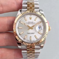 Replica Rolex Datejust II 116333 41MM EW Stainless Steel & Yellow Gold Rhodium Dial Swiss 3136