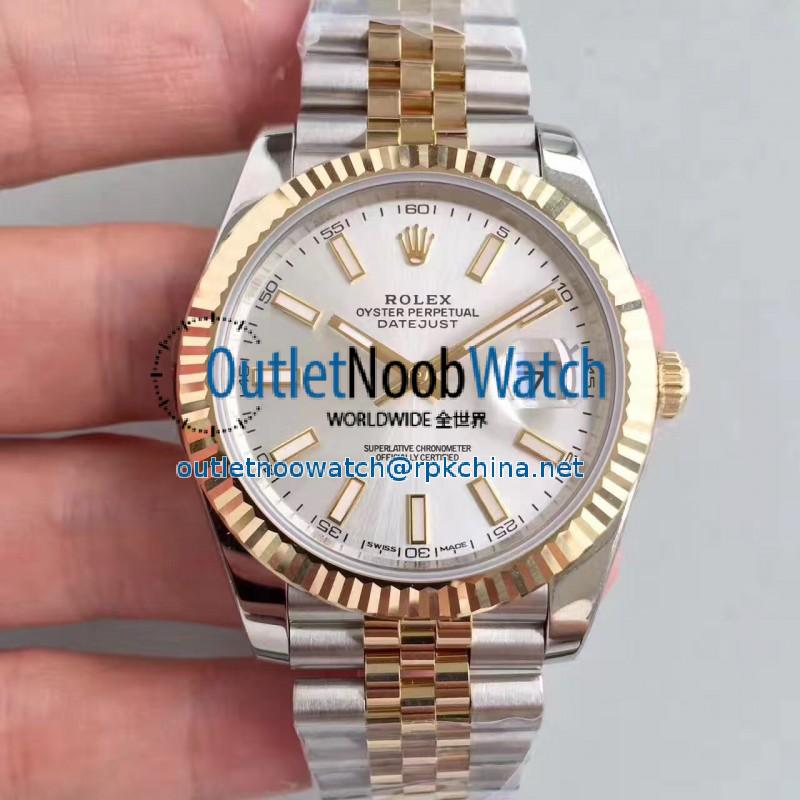 Replica Rolex Datejust II 116333 41MM EW Stainless Steel & Yellow Gold Rhodium Dial Swiss 3136