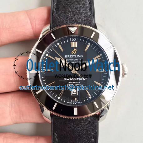 Replica Breitling Superocean Heritage II 42M AB201012/BF73/278S/A20S.1 GF Stainless Steel Black Dial Swiss 2824-2