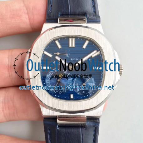 Replica Patek Philippe Nautilus Moonphase 5712G-001 N Stainless Steel Blue Dial Swiss 240 PS IRM C LU