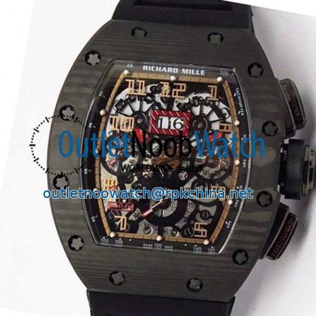 Replica Richard Mille RM011-FM Felipe Massa Chronograph Forged Carbon Gold Dial Swiss 7750