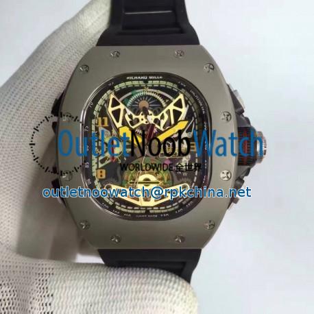 Replica Richard Mille RM50-02 ACJ KV PVD Skeleton Dial M6T51