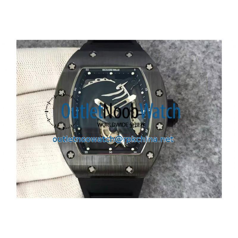 Replica Richard Mille Polo Club Saint Tropez RM052 KV Black Ceramic Black Dial M8215