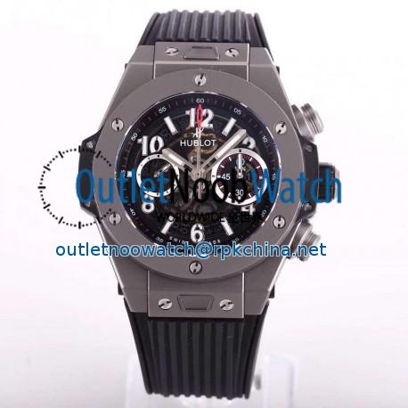 Replica Hublot Big Bang Unico Titanium 411.NX.1170.RX N Titanium Skeleton Dial Swiss HUB1242