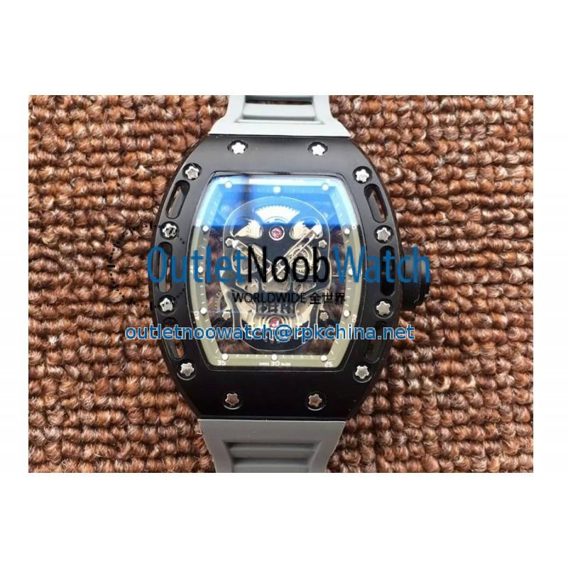 Replica Richard Mille RM052 PVD Black Skull Dial M6T51