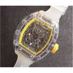 Replica Richard Mille RM056-02 Shappire Yellow & Skeleton Dial M9015