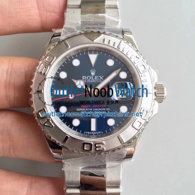 Replica Rolex Yacht-Master 40 116622 JF Stainless Steel Blue Dial Swiss 2836-2