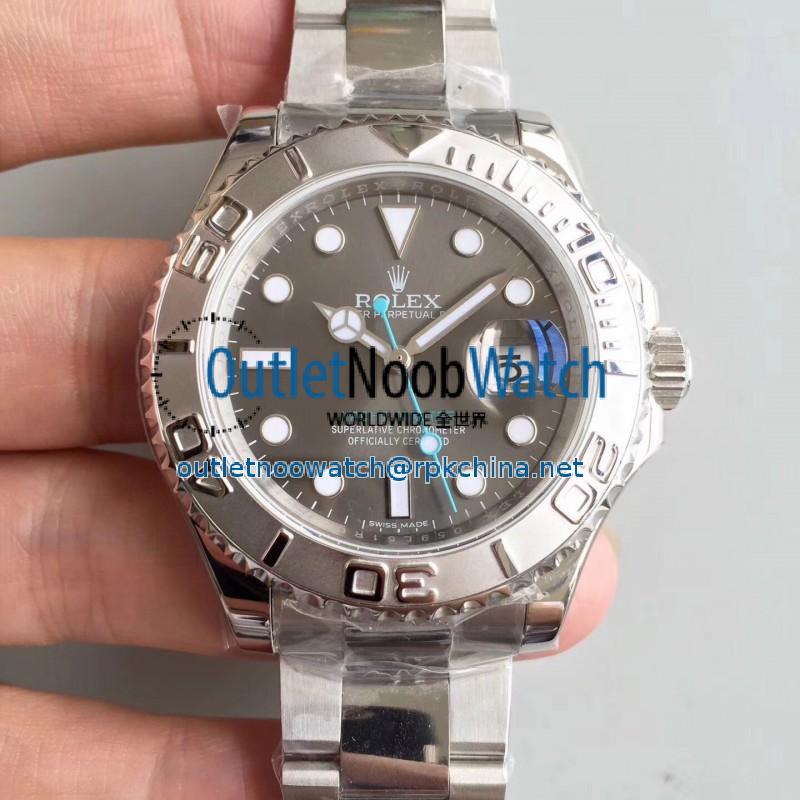 Replica Rolex Yacht-Master 40 116622 JF Stainless Steel Anthracite Dial Swiss 3135