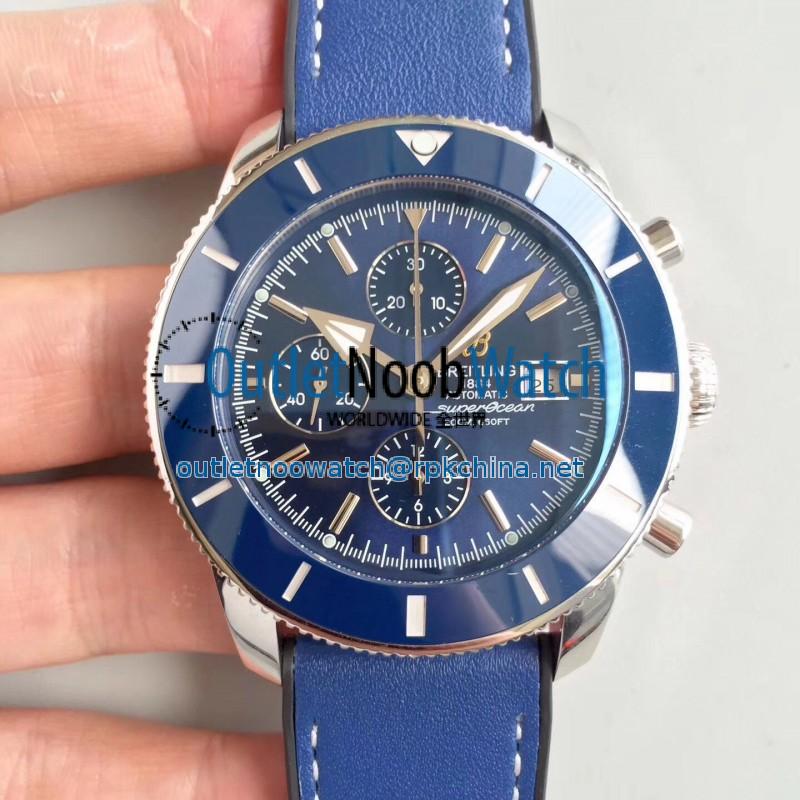 Replica Breitling Superocean Heritage II Chronograph 46 A1331216/C963/277S N Stainless Steel Blue Dial Swiss 7750