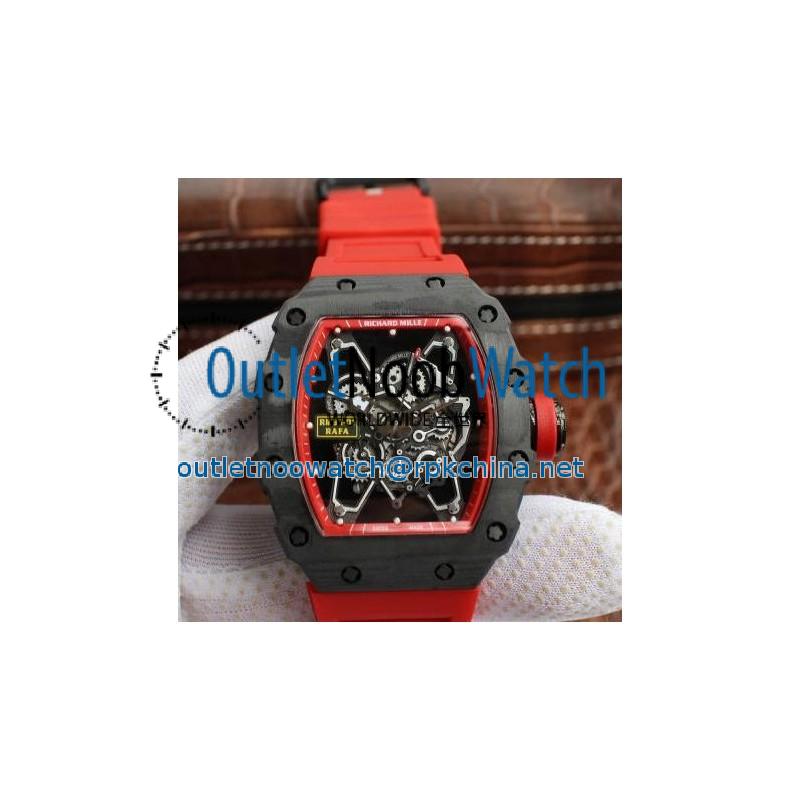 Replica Richard Mille RM035-01 Rafa Forged Carbon Red Dial M9015