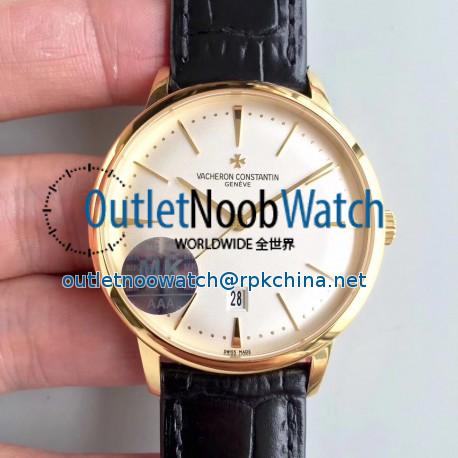 Replica Vacheron Constantin Patrimony 85180/000J-9231 MK Yellow Gold White Dial Swiss 2450 Q6