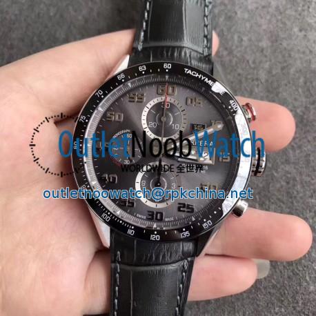 Replica Tag Heuer Carrera Calibre 1887 Day-Date 43MM HBB V6 Stainless Steel Anthracite Dial Swiss Calibre 1887