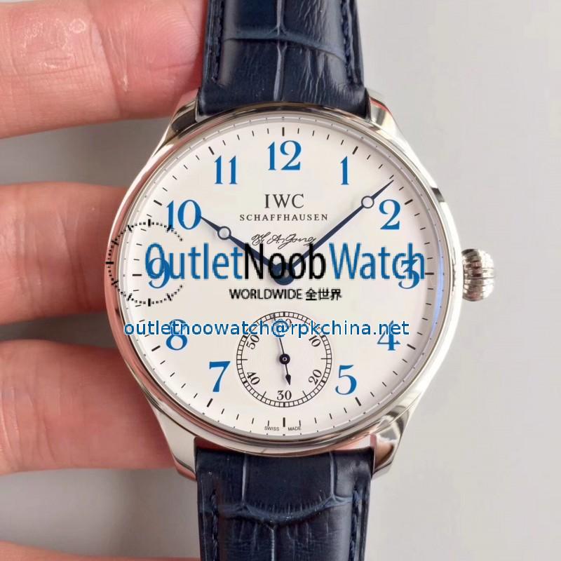 Replica IWC Portugieser F.A Jones Limited Edition IW544203 GS Stainless Steel White Dial Swiss 98290