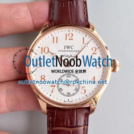 Replica IWC Portugieser F.A Jones Limited Edition IW544201 GS Rose Gold White Dial Swiss 98290