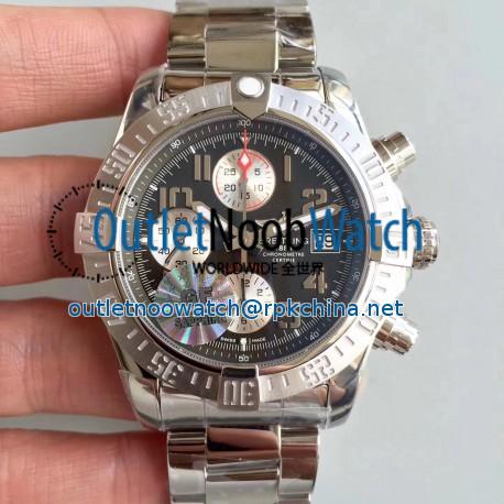 Replica Breitling Avenger II Automatic Chronograph A1338111/F564SS GF Stainless Steel Brown Dial Swiss 7750