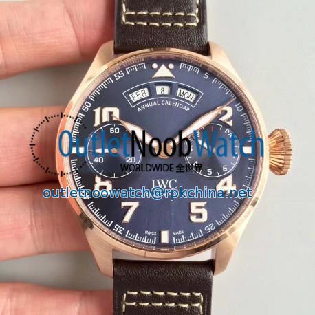 Replica IWC Big Pilot Annual Calendar Edition 150 Years IW502708 N Rose Gold Blue Dial Swiss 52850