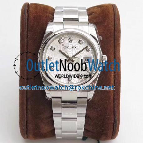 Replica Rolex Datejust 36MM 116234 DJ Stainless Steel 904L Silver Anniversary Jubilee Dial Swiss 3135