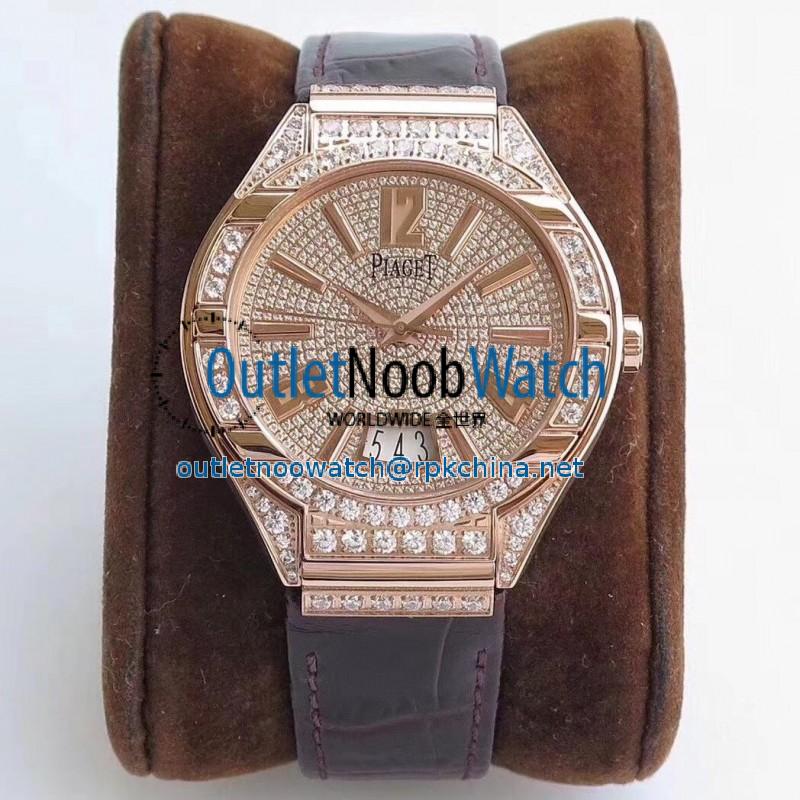 Replica Piaget Polo MK Rose Gold & Diamonds Diamond Dial Swiss 800P