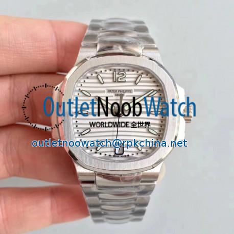 Replica Patek Philippe Nautilus Ladies 7118/1A-010 PF Stainless Steel White Dial Swiss 324SC