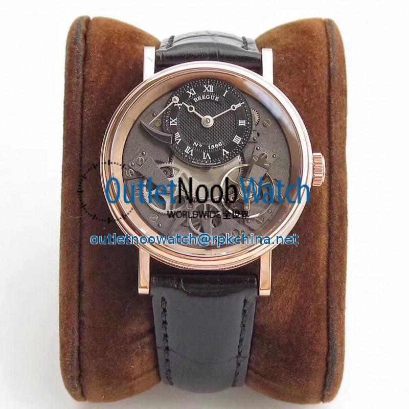 Replica Breguet Tradition 7027 7027BR/R9/9V6 N Rose Gold Grey Skeleton Dial Swiss 507DR1