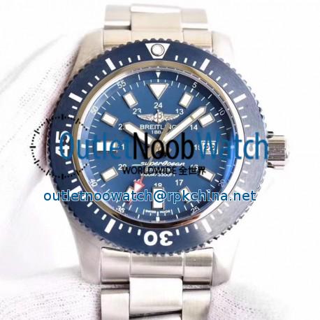 Replica Breitling Superocean 44 Special Mariner Blue Y1739316/C959/162A GF Stainless Steel Blue Dial Swiss 2824-2