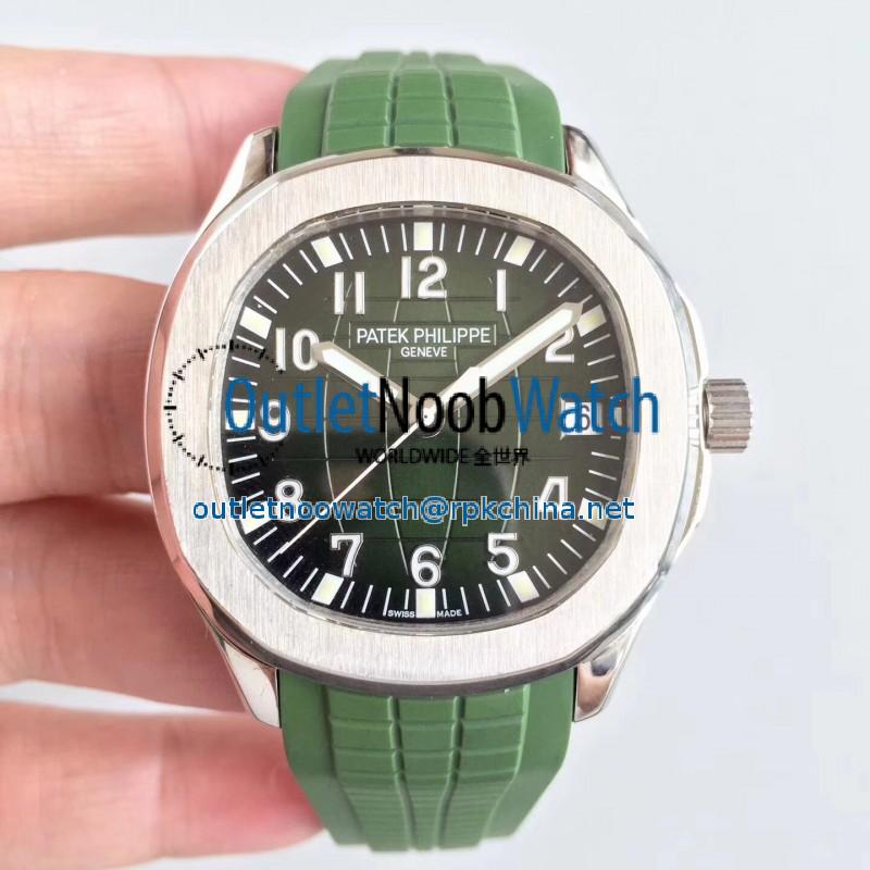 Replica Patek Philippe Aquanaut Jumbo 5167A MP Stainless Steel Green Dial Swiss 324SC