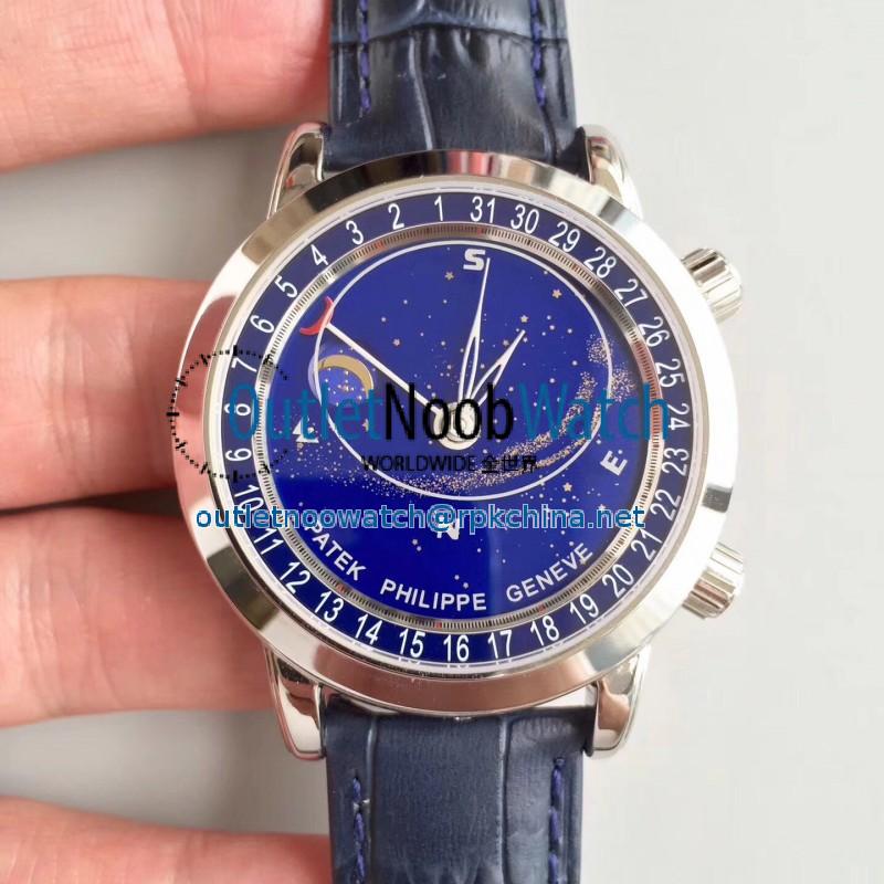 Replica Patek Philippe Grand Complications Sky Moon Celestial 6102P-001 N Stainless Steel Blue Dial Swiss 240 LU CL C