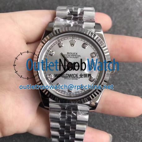 Replica Rolex Datejust II 126334 41MM N Stainless Steel Rhodium Dial Swiss 3235