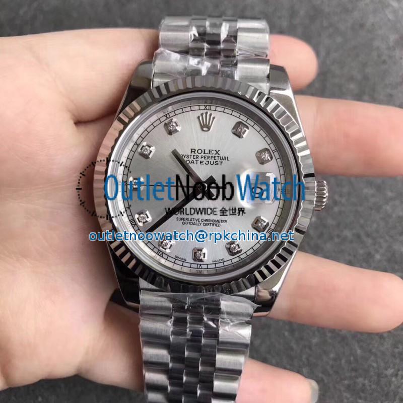 Replica Rolex Datejust II 126334 41MM N Stainless Steel Rhodium Dial Swiss 3235