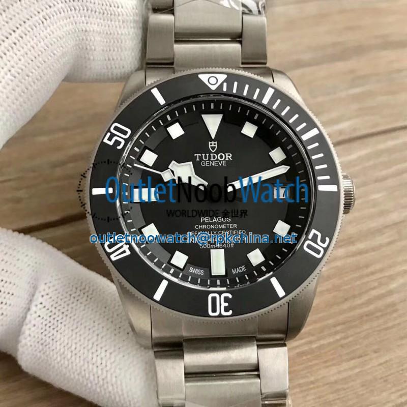 Replica Tudor Pelagos 25600TN XF V3 Titanium Black Dial Swiss 5612