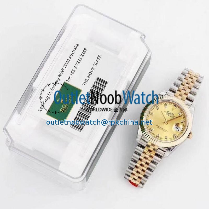 Replica Rolex Datejust II 116333 41MM GM Stainless Steel & Yellow Gold Champagne Dial Swiss 3235