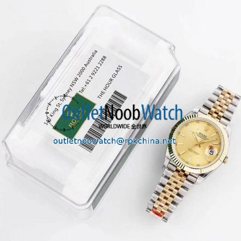 Replica Rolex Datejust II 116333 41MM GM Stainless Steel & Yellow Gold Champagne Dial Swiss 3235