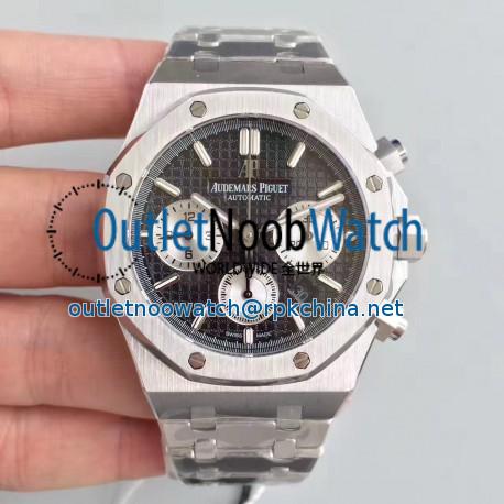 Replica Audemars Piguet Royal Oak Chronograph 26331 JH Stainless Steel Black Dial Swiss 7750