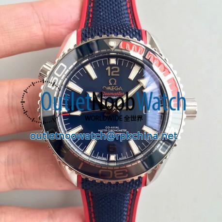 Replica Omega Seamaster Planet Ocean 600M Pyeongchang 2018 522.32.44.21.03.001 OM Stainless Steel Blue Dial Swiss 8900